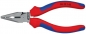 Preview: Knipex Spitz-Kombizange145mm schwarz atramentiert, Kopf poliert, 2K-Griff
